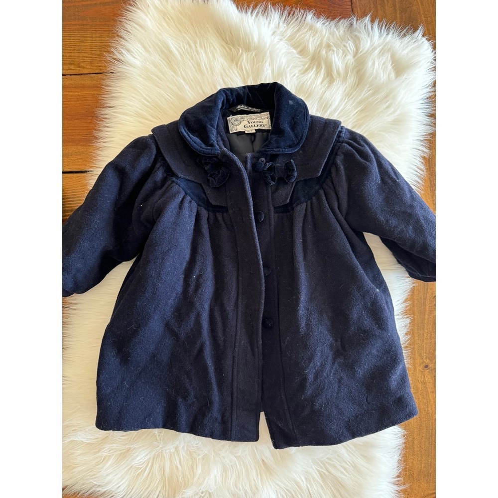 Young Gallery vintage pea coat navy 3t